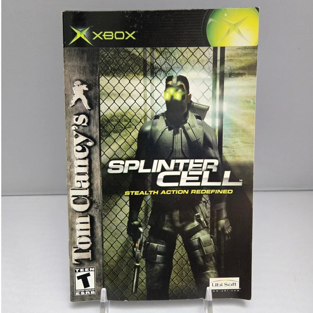Tom Clancys Splinter Cell -‎ Original Xbox - Complete CIB W/ Manual Tested